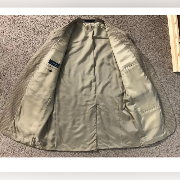 Lauren RALPH LAUREN Suit Blazer Sz 44T - 88% Wool - 12% Alpaca - Made in Canada - Picture 8 of 11